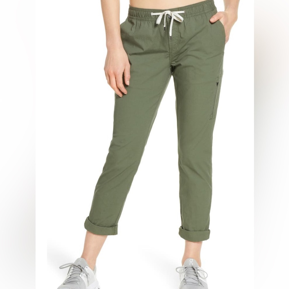 Vuori Women’s Ripstop Pants Army - Size Small